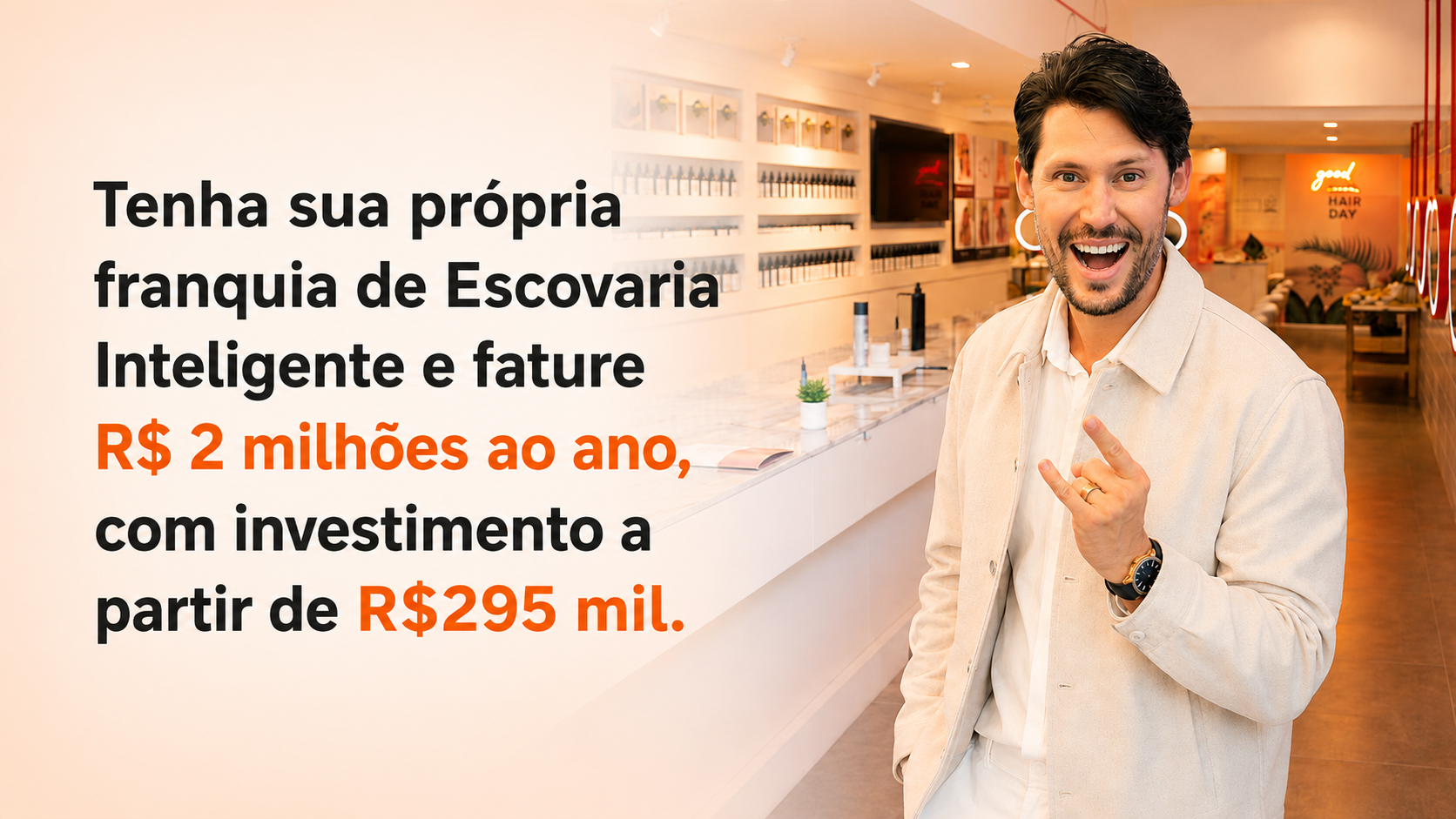 Tenha sua própria franquia de Escovaria Inteligente bLOw e fature R$ 2 milhões ao ano com investimento a partir de R$ 295 mil — Raphael Mattos